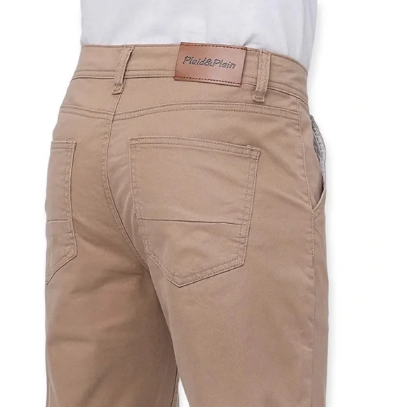 Plaid & Plain Khakis - Picture 9 of 9